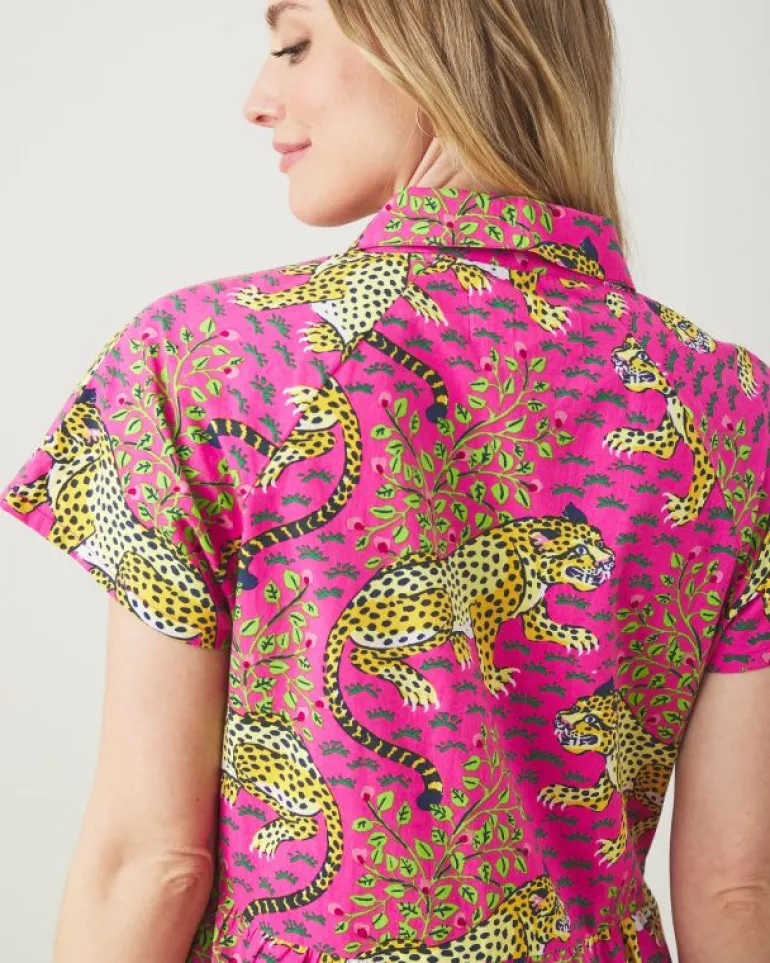 Dresses<Printfresh Bagheera - Easy Elegance Dress - Hot Pink HotPink