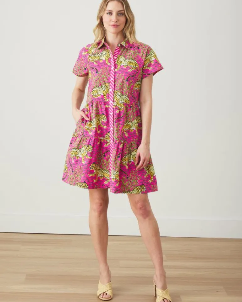 Dresses<Printfresh Bagheera - Easy Elegance Dress - Hot Pink HotPink