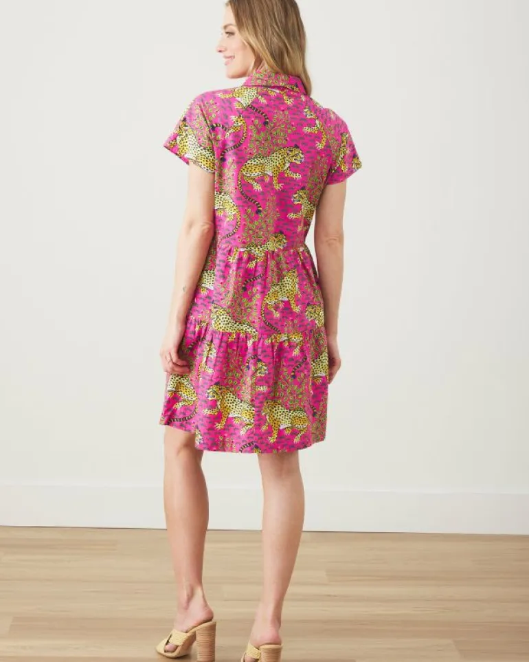 Dresses<Printfresh Bagheera - Easy Elegance Dress - Hot Pink HotPink