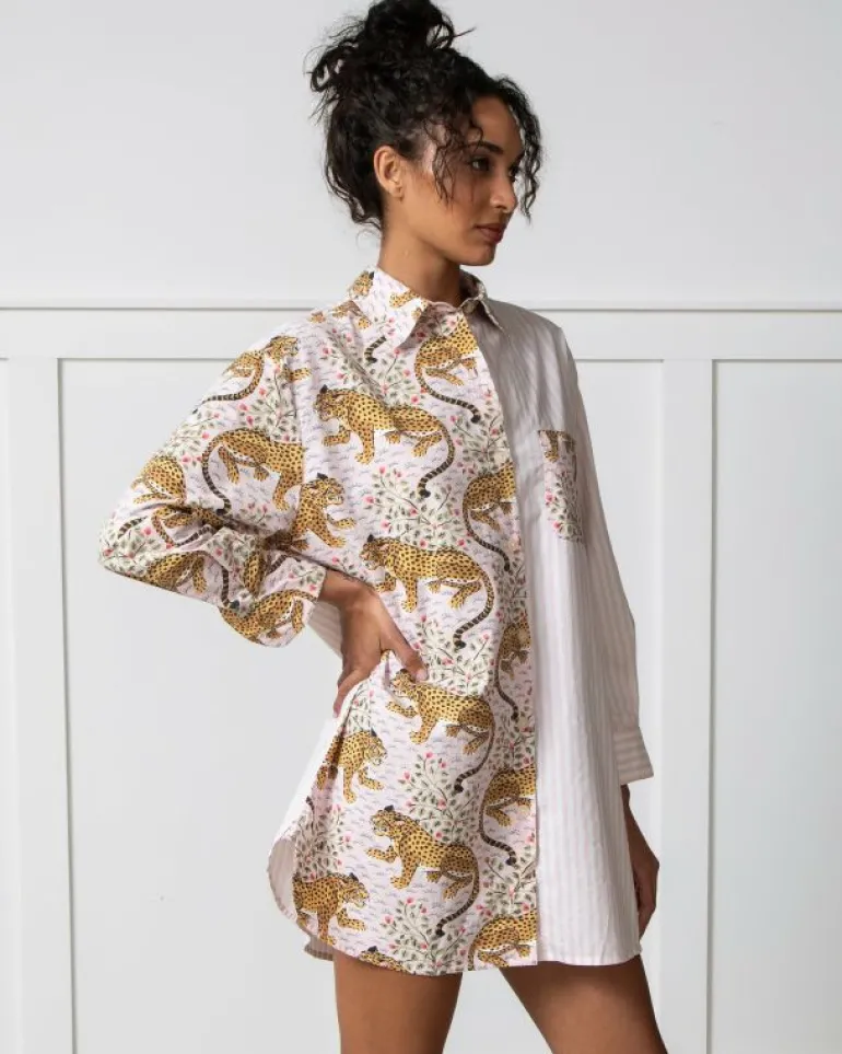 Blouses & Tops<Printfresh Bagheera - Everyday Button Down - Blush
