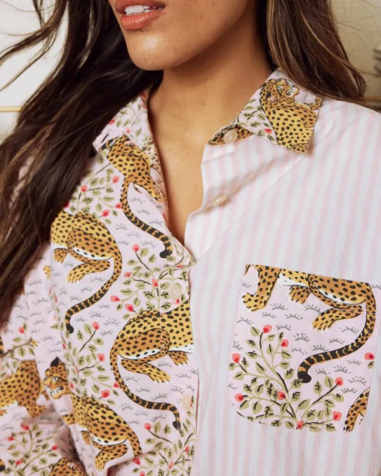 Blouses & Tops<Printfresh Bagheera - Everyday Button Down - Blush