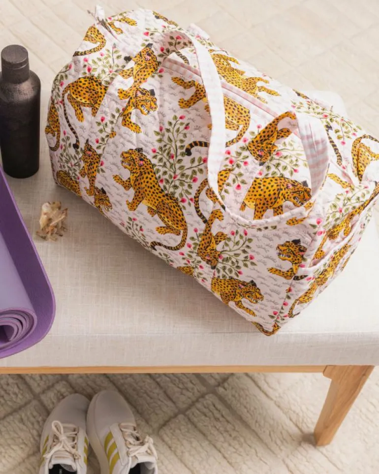 Bags & Totes<Printfresh Bagheera - Quilted Duffle Bag - Blush