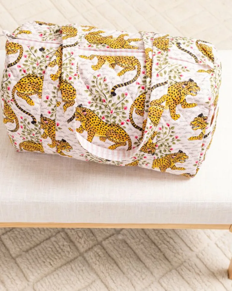 Bags & Totes<Printfresh Bagheera - Quilted Duffle Bag - Blush
