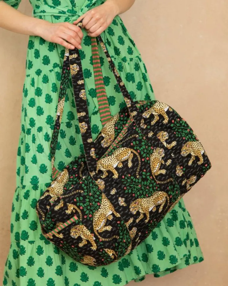 Bags & Totes<Printfresh Bagheera - Quilted Duffle Bag - Ink