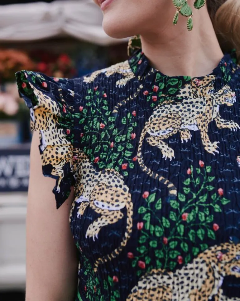 Dresses<Printfresh Bagheera - Ready to Ruffle Dress - Ink