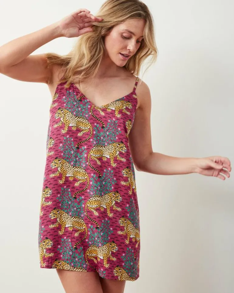 Bagheera | Luxe Satin<Printfresh Bagheera - Satin Chic To Sleep Shortie - Wine
