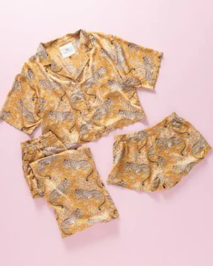 Bundles | Luxe Satin<Printfresh Bagheera - Satin Dreams Bundle - Tobacco
