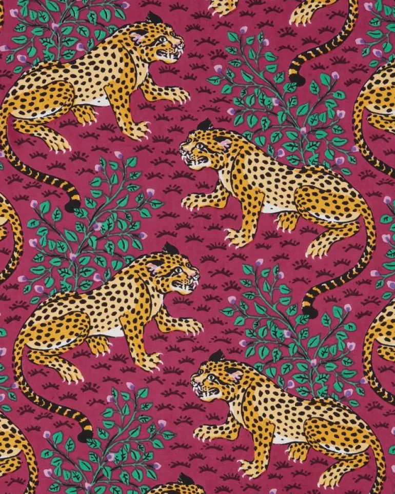 Bagheera | Luxe Satin<Printfresh Bagheera - Satin Robe - Wine