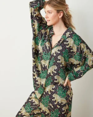 Bagheera | Luxe Satin<Printfresh Bagheera - Satin Stevie Set - Ink