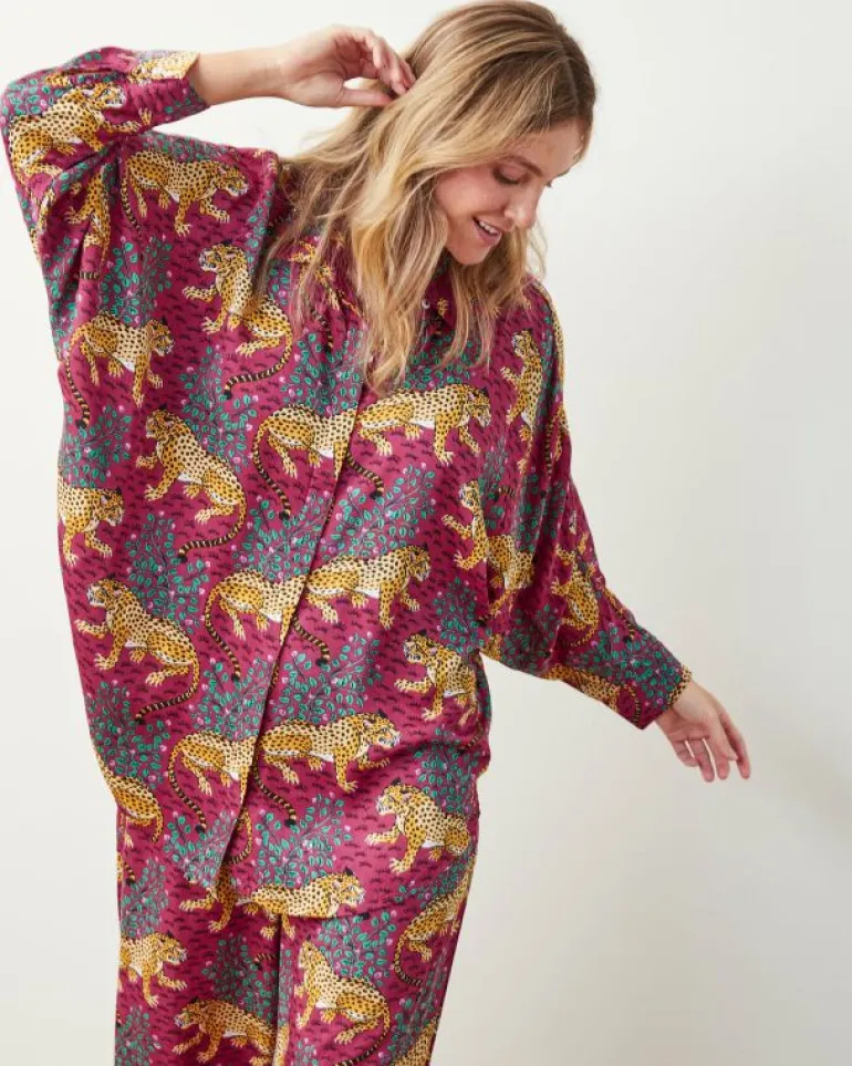 Bagheera | Luxe Satin<Printfresh Bagheera - Satin Stevie Set - Wine