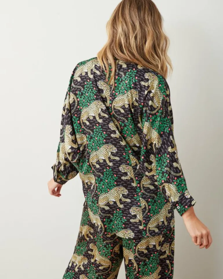 Bagheera | Luxe Satin<Printfresh Bagheera - Satin Stevie Set - Ink