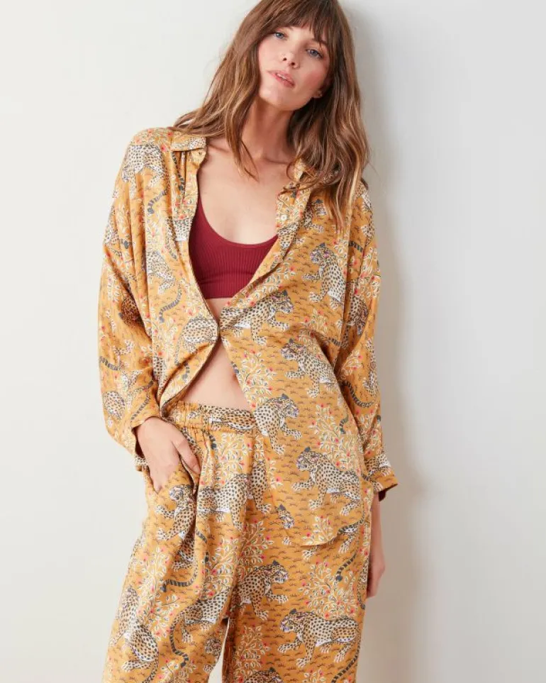 Bagheera | Luxe Satin<Printfresh Bagheera - Satin Stevie Set - Tobacco