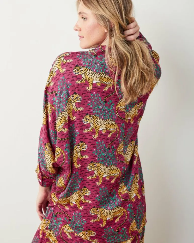 Bagheera | Luxe Satin<Printfresh Bagheera - Satin Stevie Set - Wine