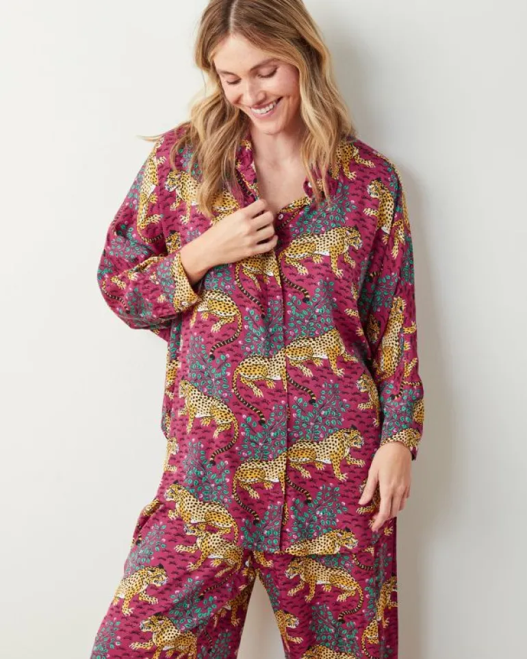 Bagheera | Luxe Satin<Printfresh Bagheera - Satin Stevie Set - Wine