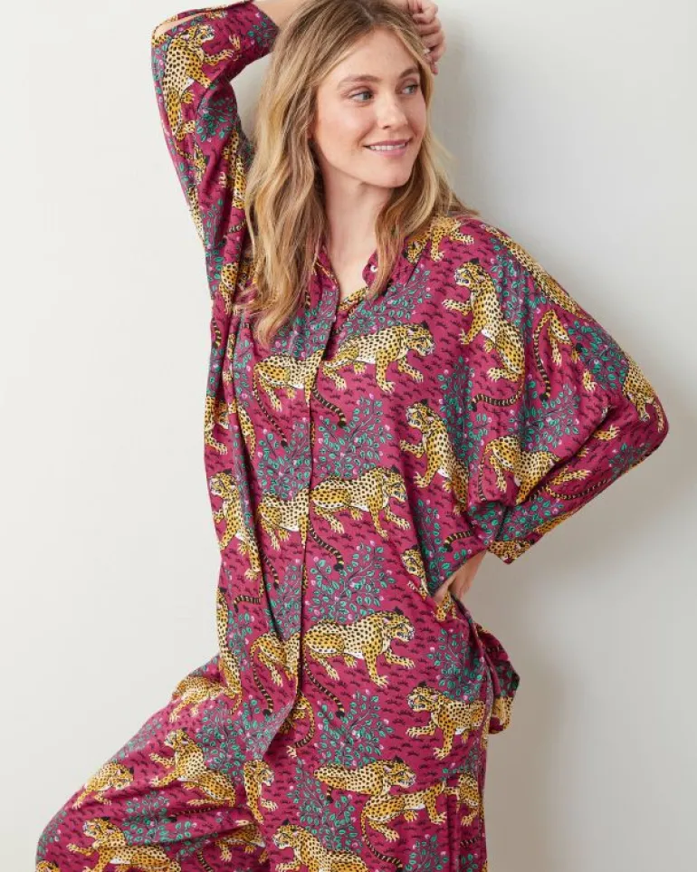 Bagheera | Luxe Satin<Printfresh Bagheera - Satin Stevie Set - Wine