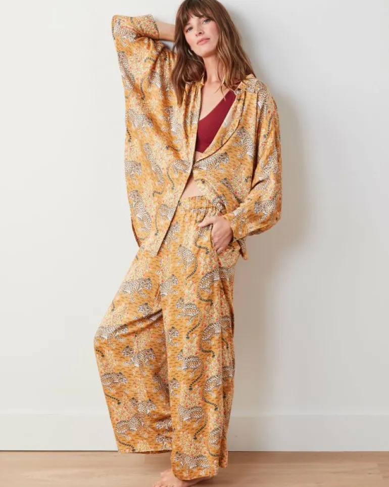 Bagheera | Luxe Satin<Printfresh Bagheera - Satin Stevie Set - Tobacco