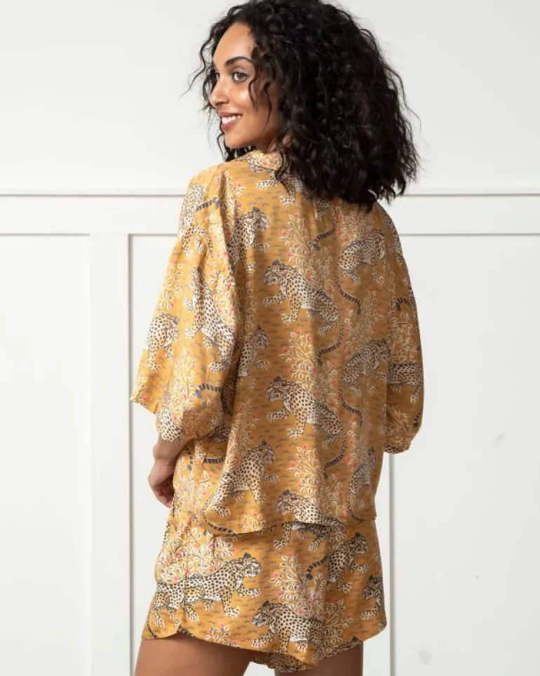 Bagheera | Luxe Satin<Printfresh Bagheera - Satin Sweet Dreams Set - Tobacco