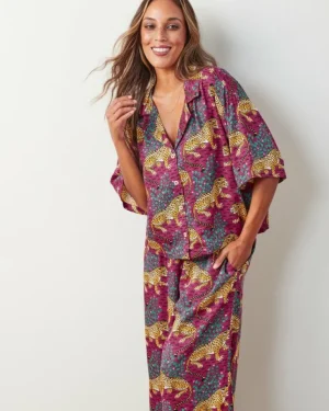 Bagheera | Luxe Satin<Printfresh Bagheera - Satin Wildest Dreams Set - Wine