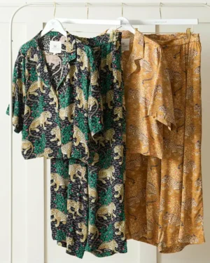 Bagheera | Luxe Satin<Printfresh Bagheera - Satin Wildest Dreams Set Bundle - Tobacco/Ink