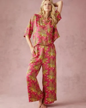 Bagheera | Luxe Satin<Printfresh Bagheera - Satin Wildest Dreams Set - Hot Pink HotPink