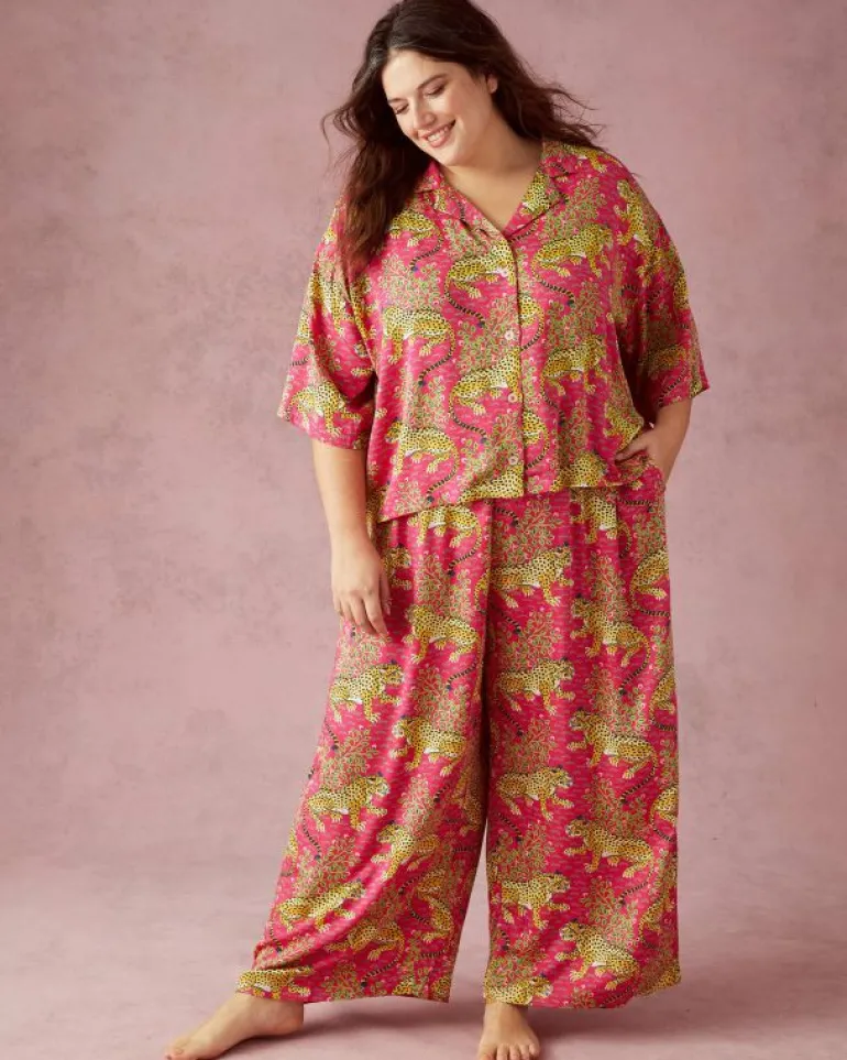 Bagheera | Luxe Satin<Printfresh Bagheera - Satin Wildest Dreams Set - Hot Pink HotPink