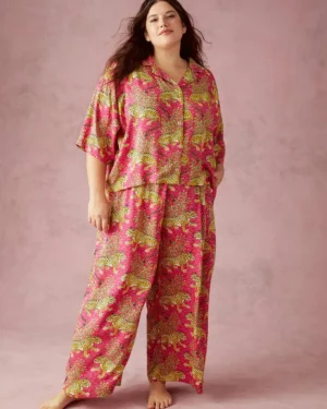 Bagheera | Luxe Satin<Printfresh Bagheera - Tall Satin Wildest Dreams Set - Hot Pink