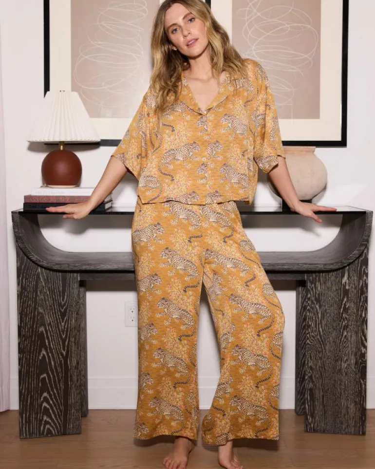 Bagheera | Luxe Satin<Printfresh Bagheera - Tall Satin Wildest Dreams Set - Tobacco