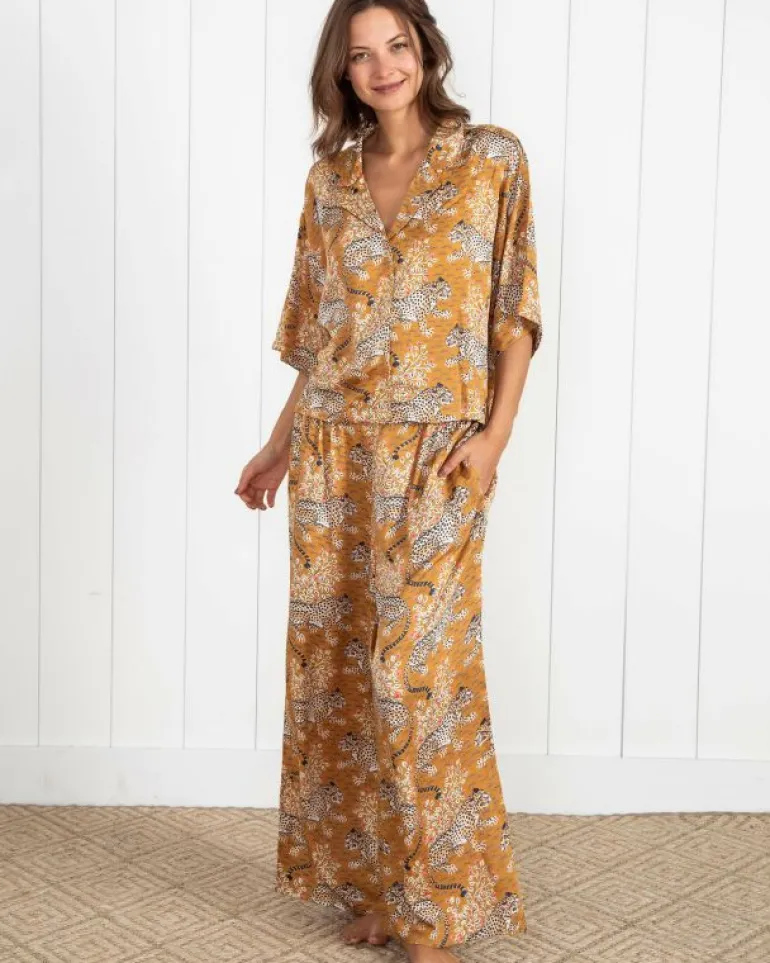 Bagheera | Luxe Satin<Printfresh Bagheera - Tall Satin Wildest Dreams Set - Tobacco