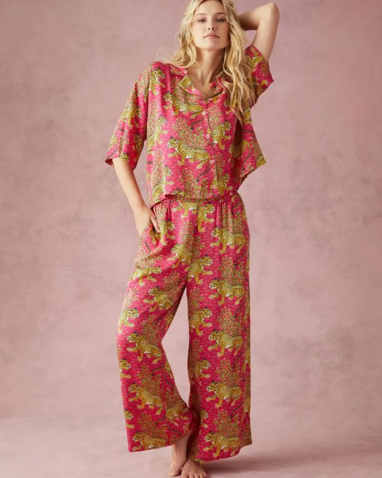 Bagheera | Luxe Satin<Printfresh Bagheera - Tall Satin Wildest Dreams Set - Hot Pink