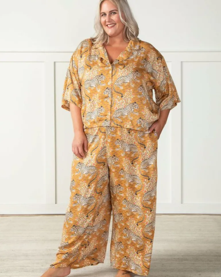 Bagheera | Luxe Satin<Printfresh Bagheera - Tall Satin Wildest Dreams Set - Tobacco