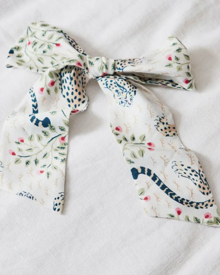Bagheera | Luxe Satin<Printfresh Bagheera - The Preppy Hair Bow - Wedding Cake WeddingCake