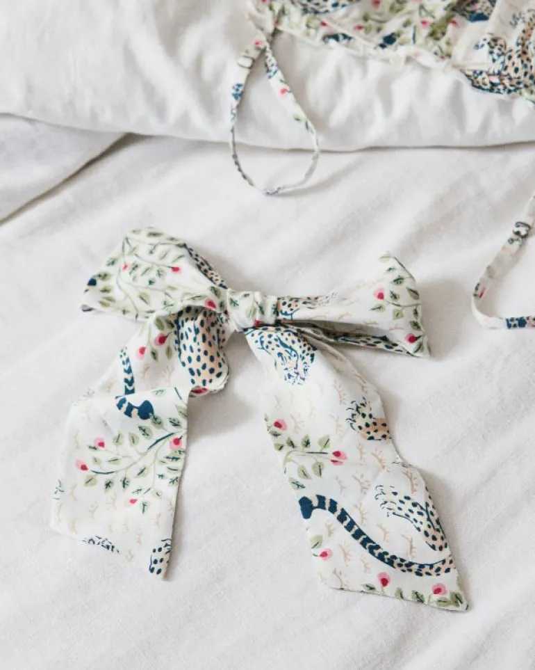 Bagheera | Luxe Satin<Printfresh Bagheera - The Preppy Hair Bow - Wedding Cake WeddingCake