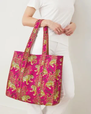 Bags & Totes<Printfresh Bagheera - The Traveler Tote - Hot Pink HotPink