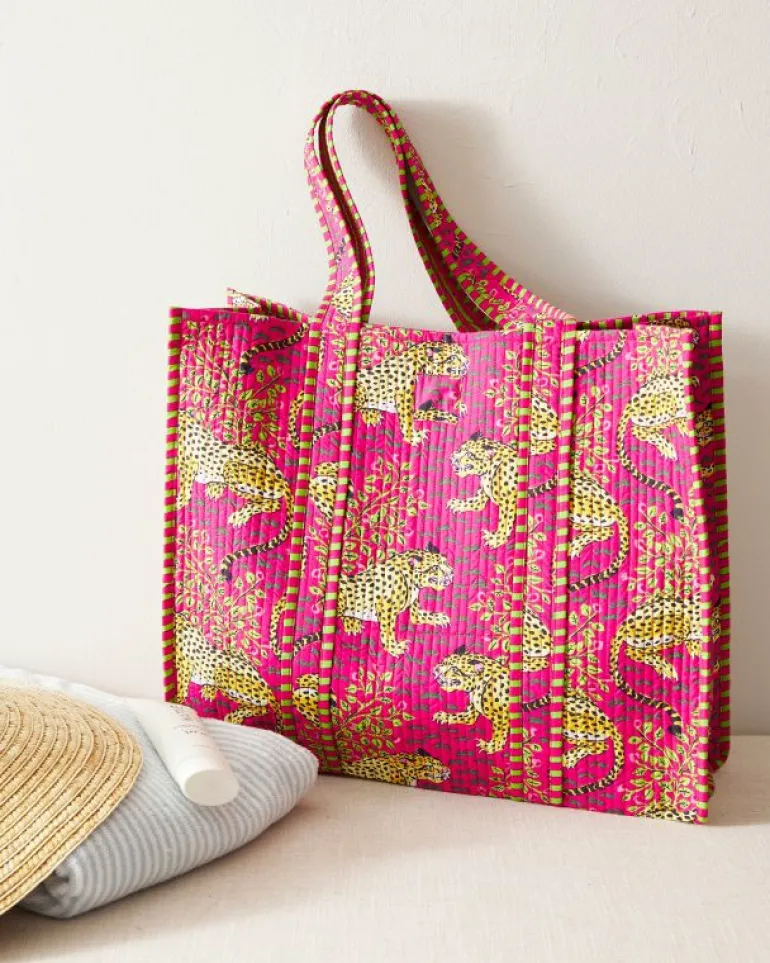 Bags & Totes<Printfresh Bagheera - The Traveler Tote - Hot Pink HotPink