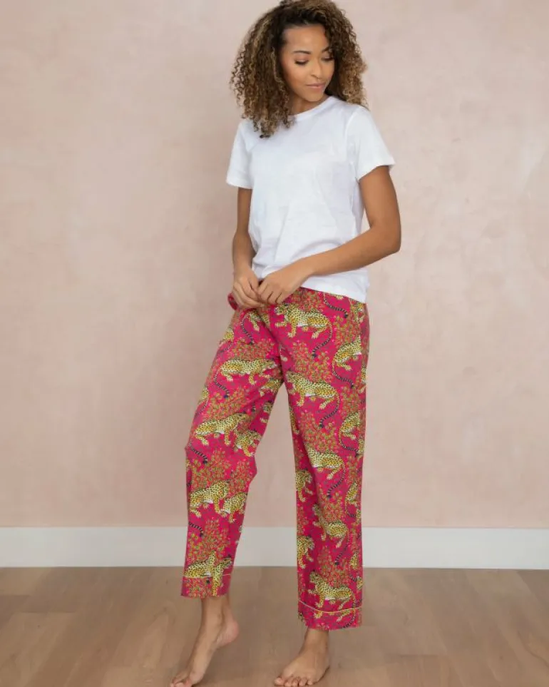 Bundles | T-shirts & Tanks<Printfresh Bagheera - T-Shirt and PJ Pants Bundle - Hot Pink/Cloud