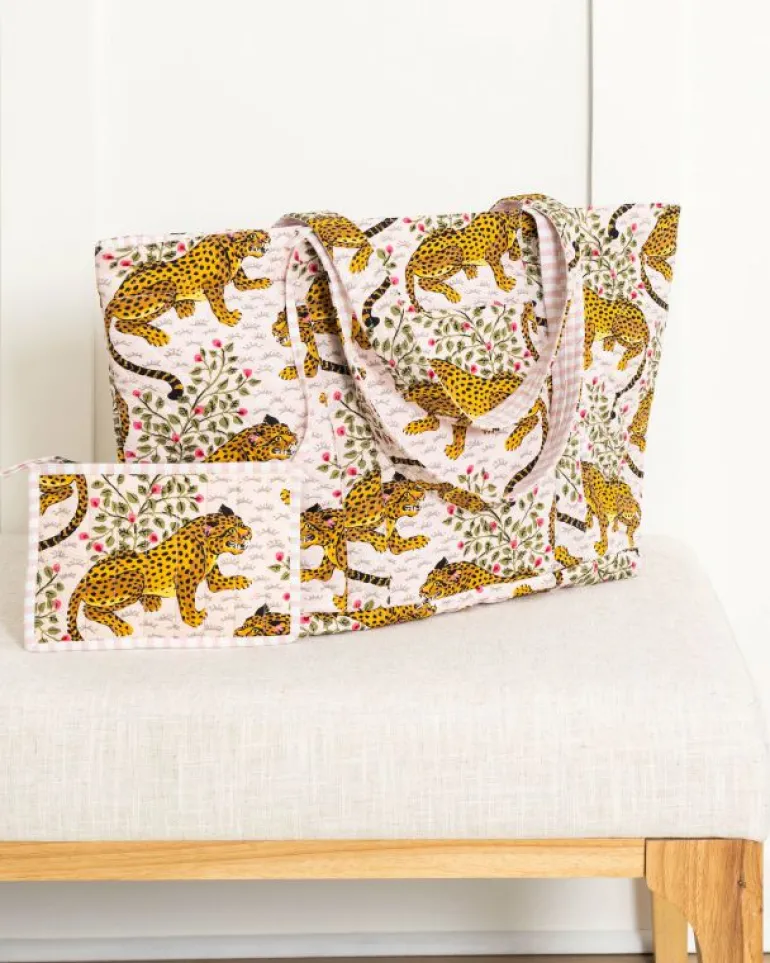 Bags & Totes<Printfresh Bagheera - Weekend Bag with Pouch - Blush