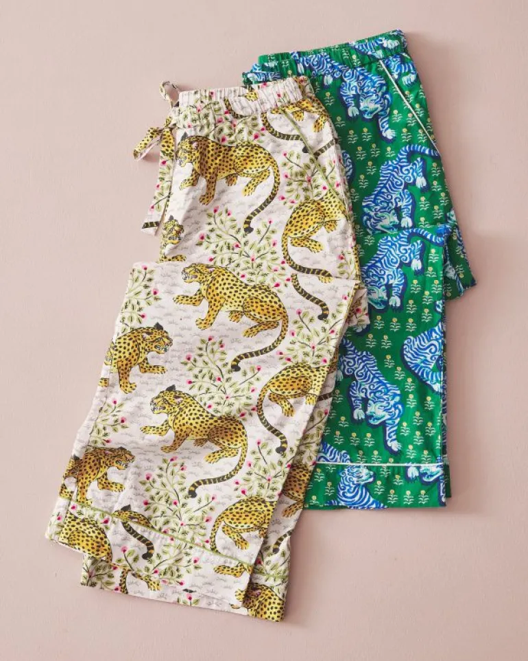 Bundles | Pajama Bottoms<Printfresh Big Cats - 2-Pack Cropped PJ Pants - Multi