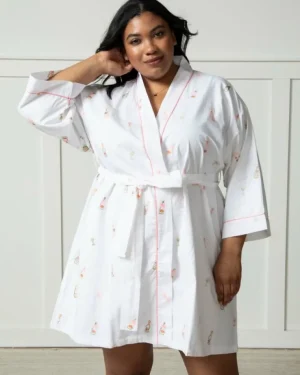 Robes<Printfresh Bubbly Brunch - Getting Ready Robe - Cloud