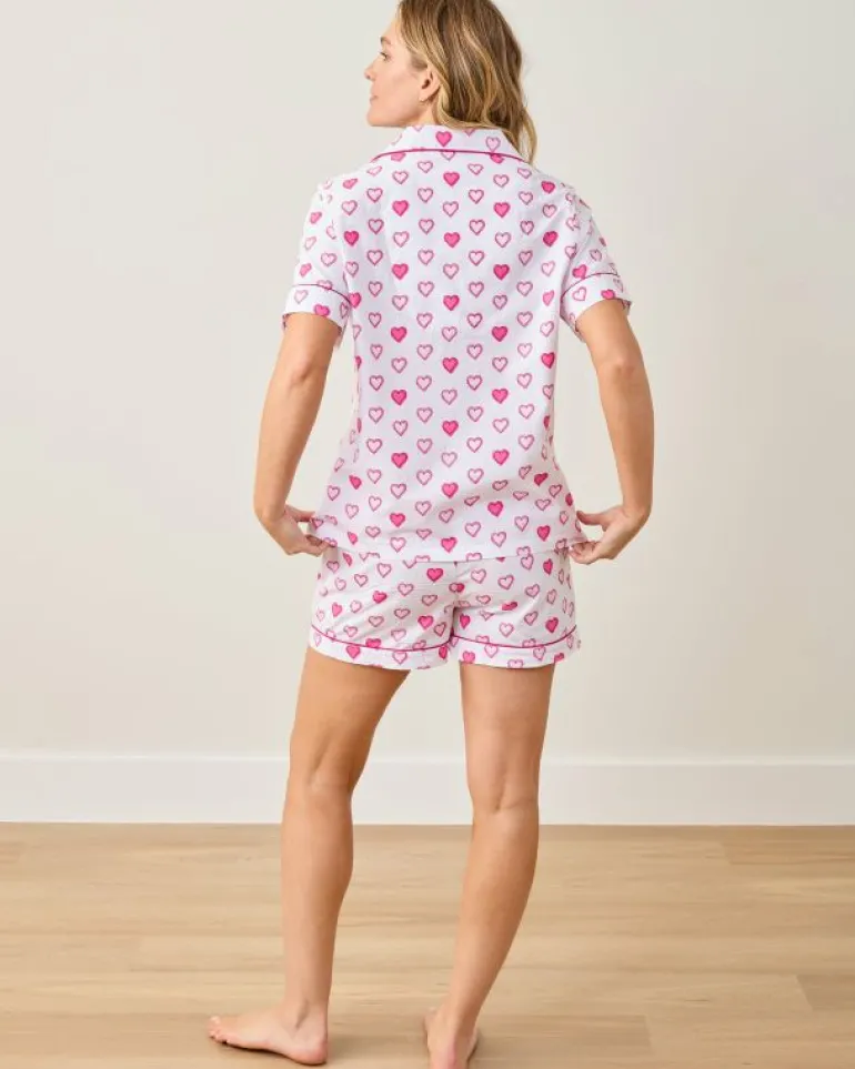 Pajama Sets<Printfresh Candy Hearts - Short PJ Set - Pale Pink PalePink