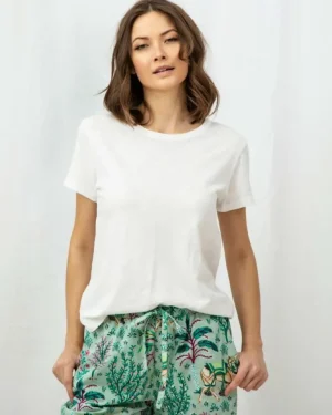 T-shirts & Tanks | T-shirts & Henleys<Printfresh - Saturday Tee - Knit T-Shirt Cloud