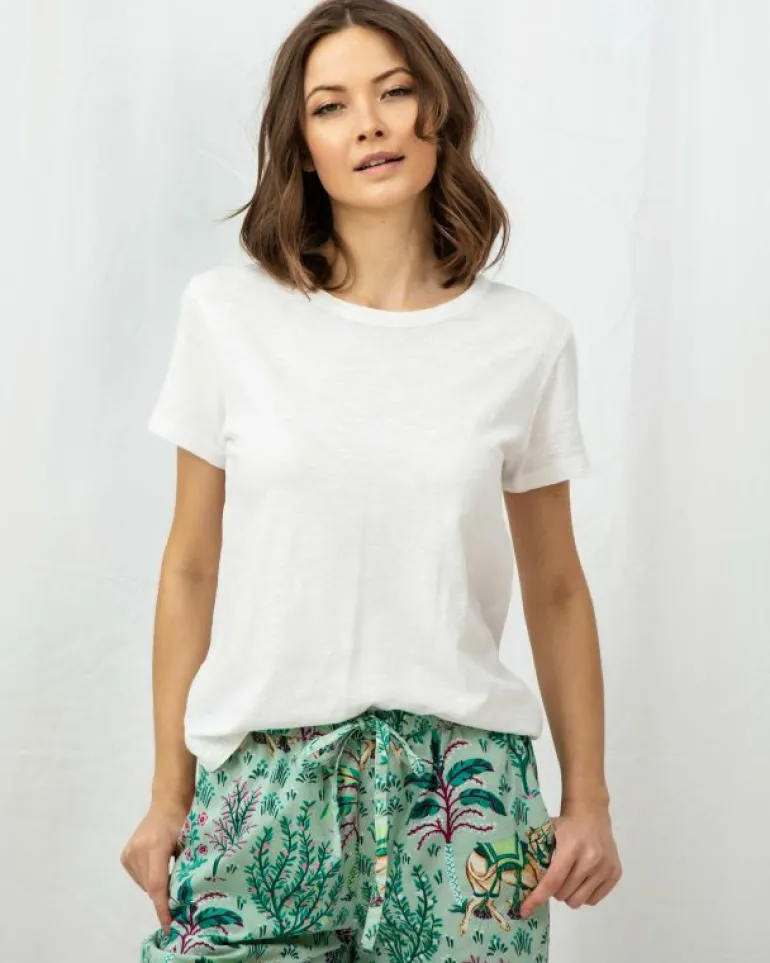 T-shirts & Tanks | T-shirts & Henleys<Printfresh - Saturday Tee - Knit T-Shirt Cloud