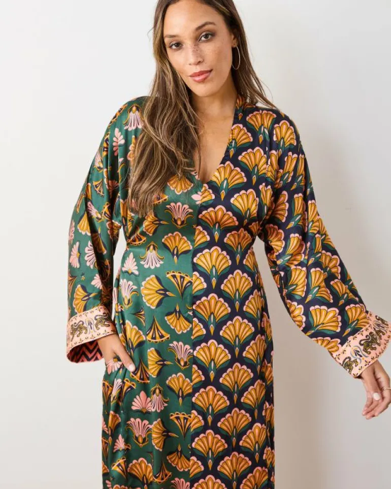 Dresses<Printfresh Cocktail Hour - Dulce Dress - Gemstone