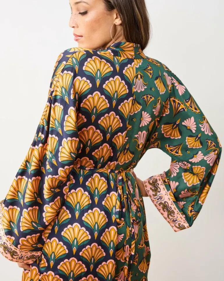 Dresses<Printfresh Cocktail Hour - Dulce Dress - Gemstone