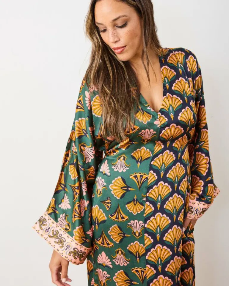 Dresses<Printfresh Cocktail Hour - Dulce Dress - Gemstone