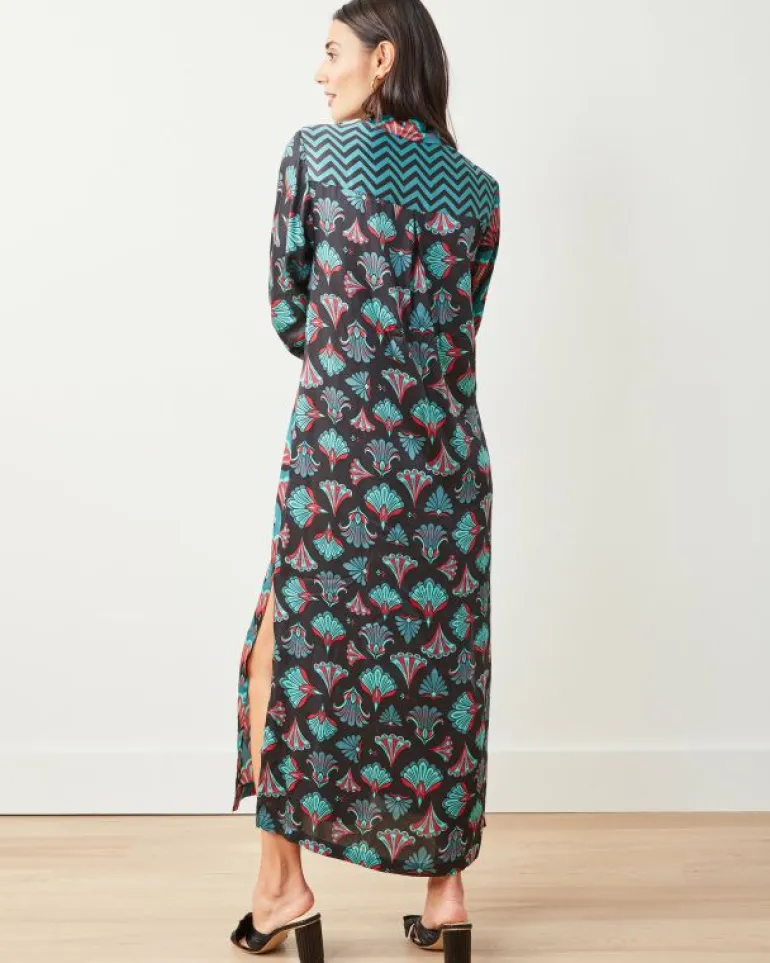 Dresses<Printfresh Cocktail Hour - Marianne Shirt Dress - Gatsby Green GatsbyGreen