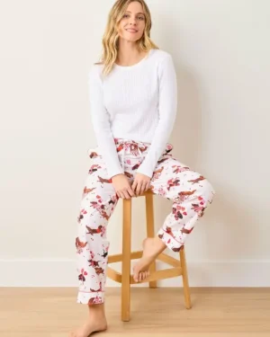 Pajama Bottoms<Printfresh Dachshund Date - PJ Pants - Cloud