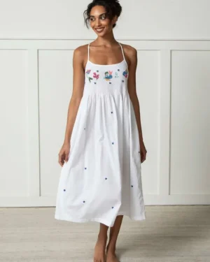 Nightgowns<Printfresh Daughters Of Triton - Naya Nightie - Cloud