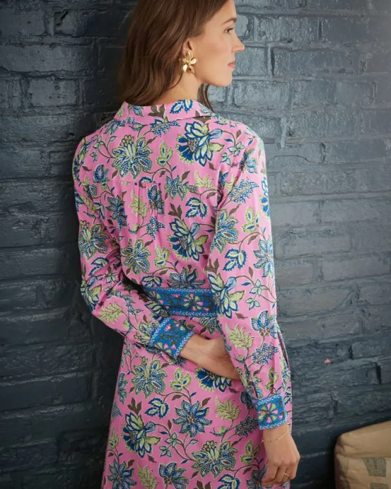 Dresses<Printfresh Gardenscape - Monaco Dress - Pink Palace PinkPalace