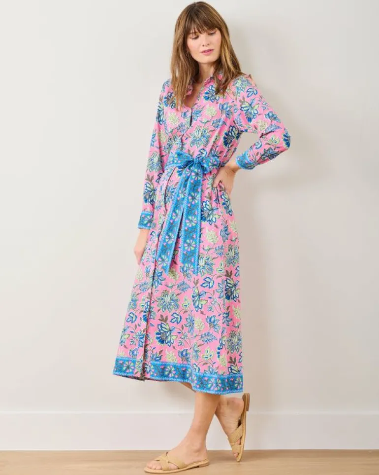 Dresses<Printfresh Gardenscape - Monaco Dress - Pink Palace PinkPalace