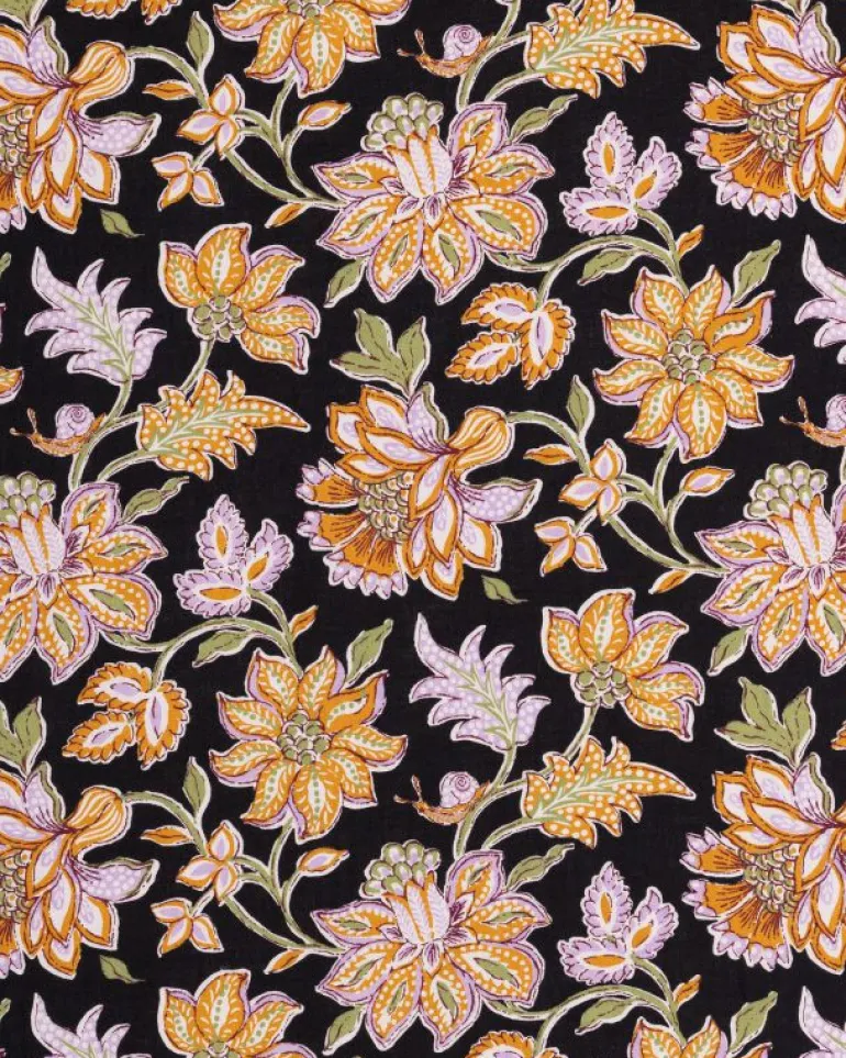 Dresses<Printfresh Gardenscape - Monaco Dress - Jet Black JetBlack